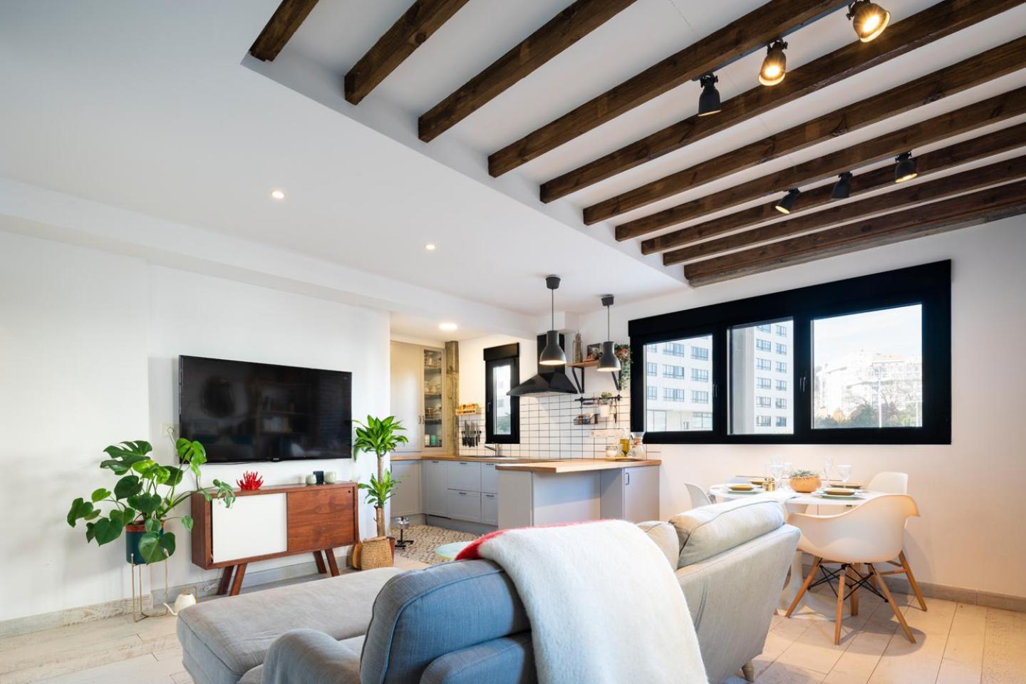아 코루냐 Duplex De Diseno Cerca De Riazor 아파트 외부 사진
